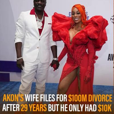 Akon’s Wife Files for $100 Million Divorce After 29 Years — But He Reportedly Only Has $10,000 By The Forward Times Australia Editorial Desk